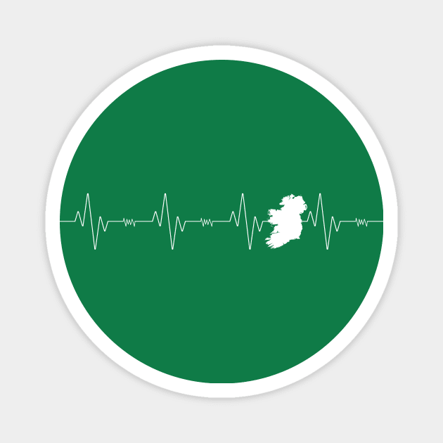 Irish Heartbeat Magnet by Miranda Nelson